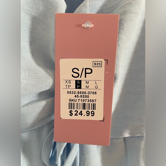 URBAN PLANET BLUE FLOWY DRESS, never worn!! - Picture 6 of 6